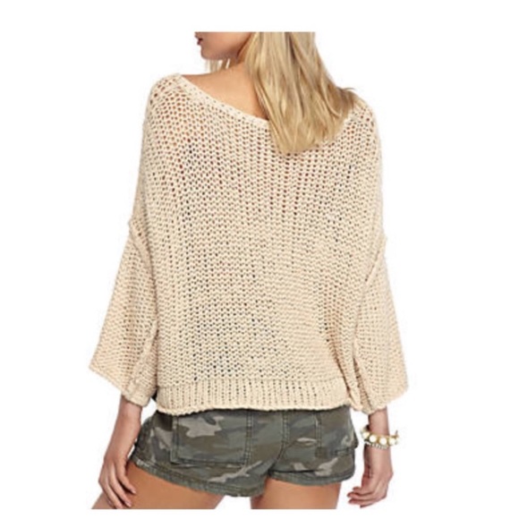 Free People | Halo Pullover Sweater Ivory Med NWOT - Picture 5 of 10